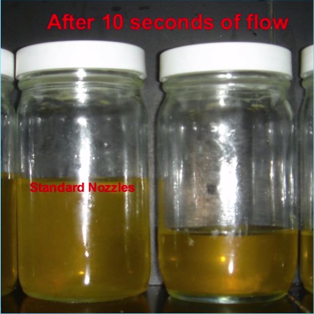 lubricant flow comparison